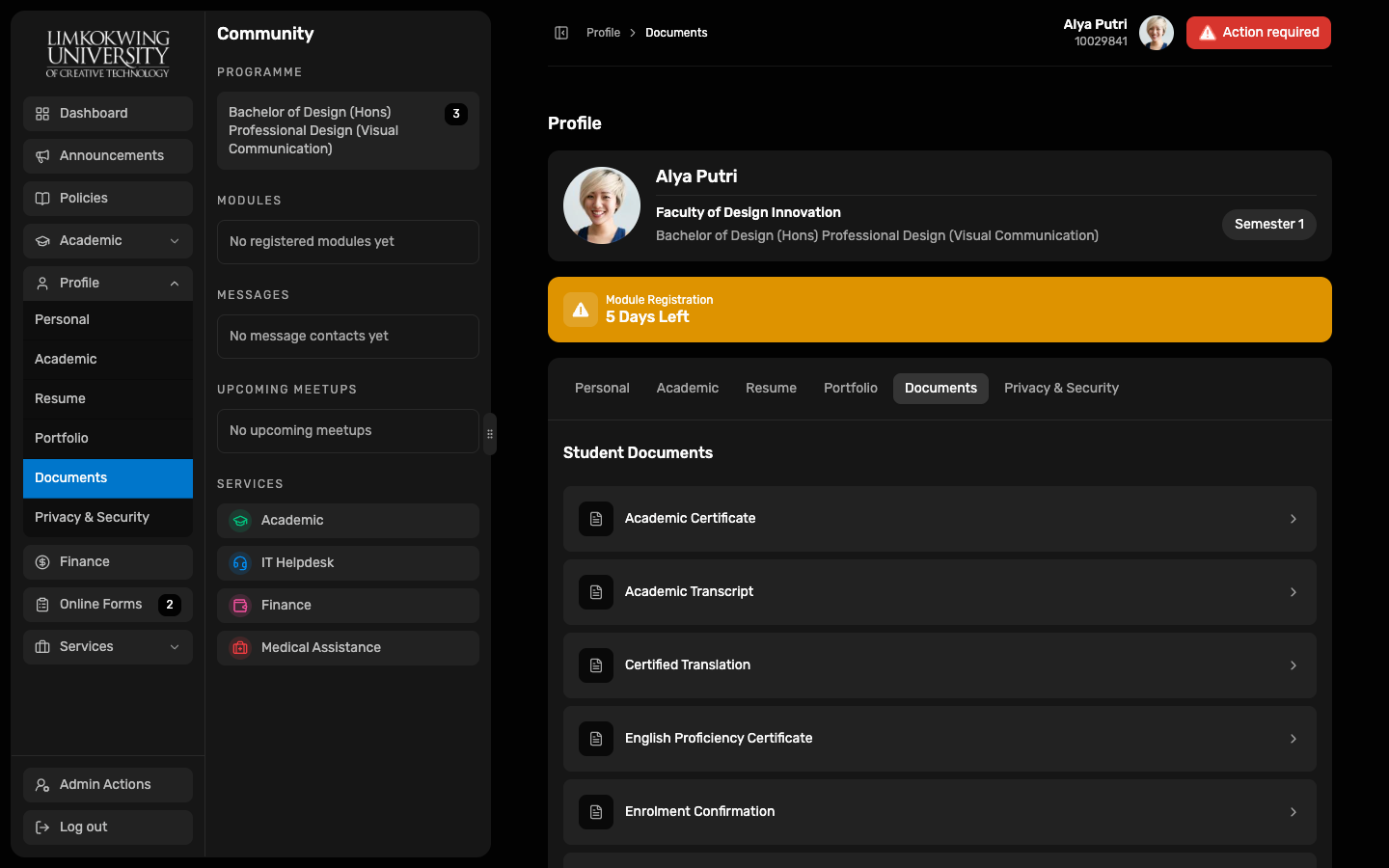 Profile Documents